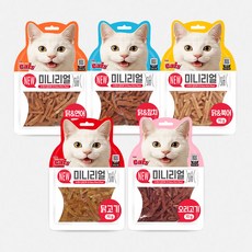 펫더맨 더캣츠 미니리얼 고양이 육포 오리, 1개, 1g