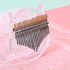 투명 칼림바 17음계 손가락피아노 장난감 어쿠스틱, Q. 크리스탈 올빼미 21톤, 1개