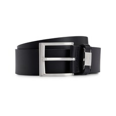 보스 로고 장식 가죽 벨트