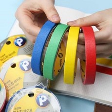 마킹테이프 마스킹테이프 24mm x10M, 파랑