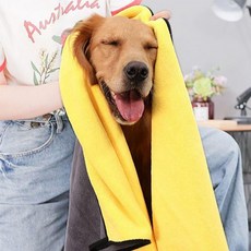 목욕케어 반려동물 타올 강아지샤워수건 대형흡수 건조용품, 1개, ONE_L