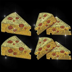 1개 유리 핫픽스 라인스톤 다리미 부착형 아플리케 의상 액세서리 (옷 가방 바지 치즈 장식용) 297x210mm, 혼합색