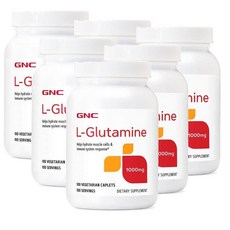 지엔씨 엘 글루타민 1000mg GNC L-Glutamine, 6개, 100정