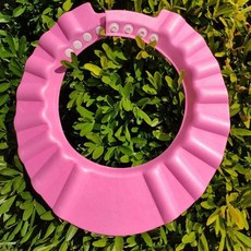 성인 샴푸캡 샤워 헤드캡 방수 머리감기 귀보호 조절 가능, 1개, 이어 없음 핑크