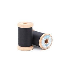 퀼트스타 후직스 PICE 아플리케실 퀼트 피세실 200m_402 블랙 黑, 1개