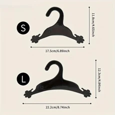 5/10개입 강아지 발 모양 애완동물 옷걸이 미니 귀여운 미끄럼 방지 보관 강아지 고양이 옷걸이 내구성 있, 02 5pcs, 01 5PCS