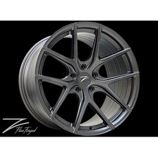 Z-Performance ZP.09 旋鍛 18吋 5孔114鋁圈 輕量化設計提升操控性與安全性, 平光深灰, 1個