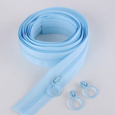 3호 링고리슬라이더(3p) 3호 (270cm)나일론 코일지퍼, 1개, 스카이