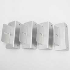 엠디홍 퀀텀캣 태양광 패널 알루미늄 Z자 브라켓 거치대 4개 세트 태양전지 고정용 제트 지지대