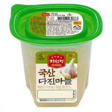 [특가세일] CJ 하선정 다진마늘, 2개, 250g