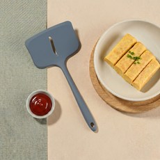 픽앤랩 프리미엄 실리콘 뒤집개 와이드 계란말이, 1개, 네이비