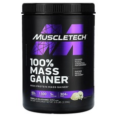 Muscletech Health 增重香草奶昔, 1個, 2.33kg