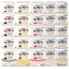 뉴케어 구수한맛(미니)+바나나(미니)+검은깨+단호박맛+딸기맛 (총25팩), 1세트, 200ml