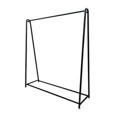 높은 옷걸이 편집샵 진열대 드레스룸 한복 스탠드, 100x45x180cm