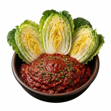 전라도식 김치 김장 밀키트 7kg (절임배추 5kg+김치양념 2kg) 김장재료, 1박스, 주문일기준 1~2일 이내 출고