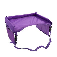 자동차 좌석 여행 트레이 방수 놀이 스낵 그리기 테이블 유모차 홈, 색상 이름: 4. Purple, 1개