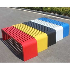 야외 벤치 공원벤치 휴게공간 버스정류장 대기실 180, 블랙 블랙 100x40x45cm