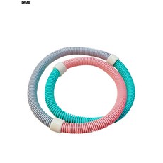 QRU 彈簧呼啦圈加重款練腰練肚子神器美體不傷腰便攜式運動軟體呼啦圈, 1個, 彈簧呼啦圈1500g:如圖, 1g