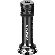 고멕서스 스피닝 알루미늄 스텔라 릴스탠드 R4 48mm, 블랙