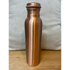 印度原裝 阿育吠陀 純銅水瓶 1000 ml, 1個, 光滑霧面版1000ml