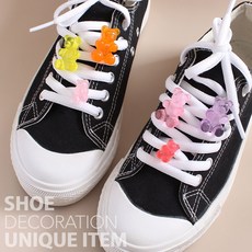 새콤젤리곰 6p세트 슈참 슈즈참 신꾸 운동화꾸미기 신발꾸미기 클립형 악세사리 파츠