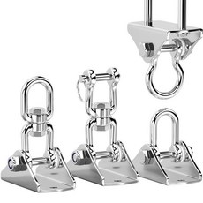 下殺價 304不銹鋼圈式擺動吊環 秋千掛鉤 空中瑜伽吊頂 吊床沙袋懸掛固定, D形掛盤(膨脹螺絲+自攻螺絲+彈簧扣), 1個