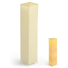 VICASKY 일본 종이 플로어 램프 쉐이드 접이식 장식 전등갓 커버 교체품 모던 홈 거실 침실 사무실용 305457 8957383451, 125.00X25.00X25.00CM