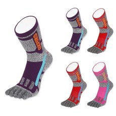 옥스포드 여성용 등산쿠션 장목 스포츠 발가락양말 5켤레 OF2701