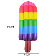 菠蘿形巨型泳池浮圈遊泳圈 / 西瓜充氣床墊浮排遊泳圈海灘泳池派對, 冰淇淋, 1個