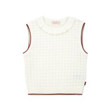 페리미츠 스칼럽 니트 베스트 P2611K451