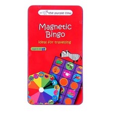 퍼플카우 마그네틱 빙고 보드게임, 혼합 색상, 1개