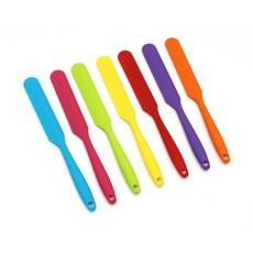 K28 一體式全包鋼芯矽膠抹刀 (矽膠刮刀、耐熱矽膠抹刀、不傷鍋), 1個, 橘色, 橘色