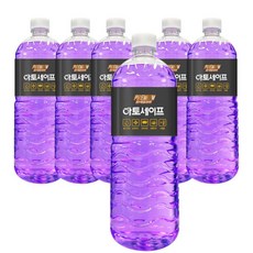 아토세이프 자동차 발수 에탄올 워셔액 1.8L 6병/자동차워셔액/발수워셔액
