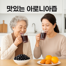 [맛있는 건강즙] 폴란드 아로니아 원액 농축액 즙 아로니아즙 여성 남성 어린이 노인 건강즙 부모님 수험생 건강음료 선물세트 건강식품 임산부 건강주스 선물 건강한 음료수, 90개, 70ml