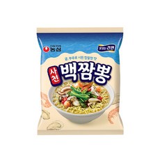 농심 사천 백짬뽕 94g, 6개