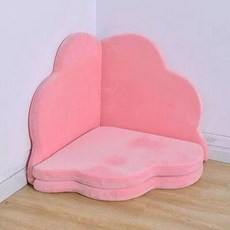 꽃잎 코너 매트 모서리 코너보호대 가드벽가드 벽쿠션 충격방지 북유럽 미끄럼방지 및 침대가드, 핑크 60x60cm 4개, 1개