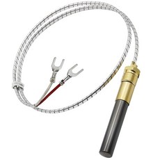 TLAOISUS 91.4cm(36인치) 써모파일 발전기 750 밀리볼트 써모파일 Q313A 가스 온수기/벽난로/가스 프라이어/오븐용 벽난로(91.4cm(36인치) 알루미늄)