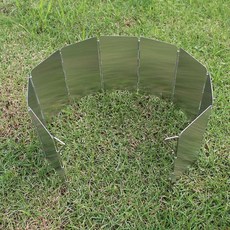 휴대용 캠핑 방풍막 알루미늄 합금 스테인리스 스토브 스크린 야외 요리 액세서리 보관함 포함, 1개