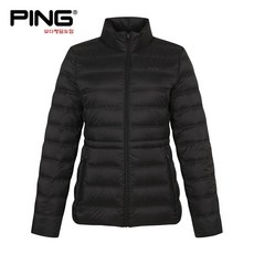 핑 PING 2024년 가을 여성 경량 슬림 구스 다운 점퍼 121D3JP961_BK_HDD