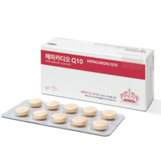 강아지 고양이 심장 영양제 헤파카디오 Q10 60정, 심장/간, 1팩