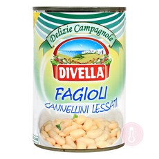 디벨라 까넬리니빈스 400g 흰강낭콩 콩통조림, 1개