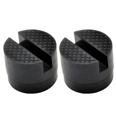 바닥 슬롯 자동차 고무 잭 패드 프레임 보호 어댑터 잭 도구 핀치 용접 측면 리프팅 디스크 포드 스바루 피아트 볼보용, 1) 2PCS