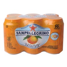 S.PELLEGRINO 聖沛黎洛 氣泡橙飲料, 6件, 330毫升