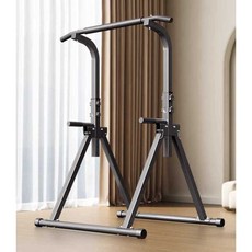가정용 접이식 철봉 턱걸이 맨몸 운동 홈트 필수품, 기본 + 접이식 받침대