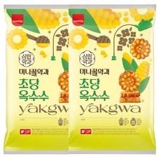 삼립 간식 빵 미니꿀 약과 초당 옥수수, 500g, 2개