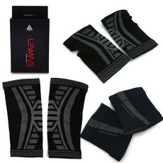 런웨이브 블랙라벨 프리미엄 보호대 2개 한세트 손목 무릎 종아리 팔꿈치 발목 보호대, 상세페이지 참조, 1개