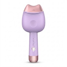 可愛貓咪造型美髮造型器 多段溫度調節, 32M【紫色】, 1