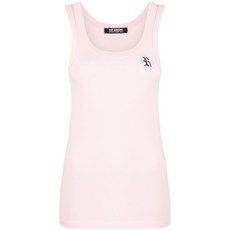 라프시몬스 로고 프린트 탱크 탑