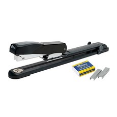 피스코리아 35PL 스테플러 롱암 중철 제본용 스테이플러 33호침겸용 호치케스 서류철 평화, 1개