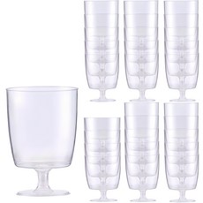 모던 플라스틱 와인잔, 210ml, 1개입, 30개